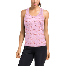 Load image into Gallery viewer, Strawberry Pink Women&#39;s Racerback Tank Top (Model T60) Racerback Tank Top (T60) e-joyer 
