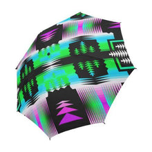 Load image into Gallery viewer, Sunset and Sky Sage Semi-Automatic Foldable Umbrella Semi-Automatic Foldable Umbrella e-joyer 
