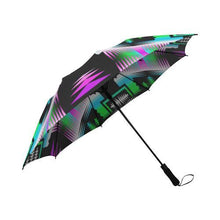 Load image into Gallery viewer, Sunset and Sky Sage Semi-Automatic Foldable Umbrella Semi-Automatic Foldable Umbrella e-joyer 
