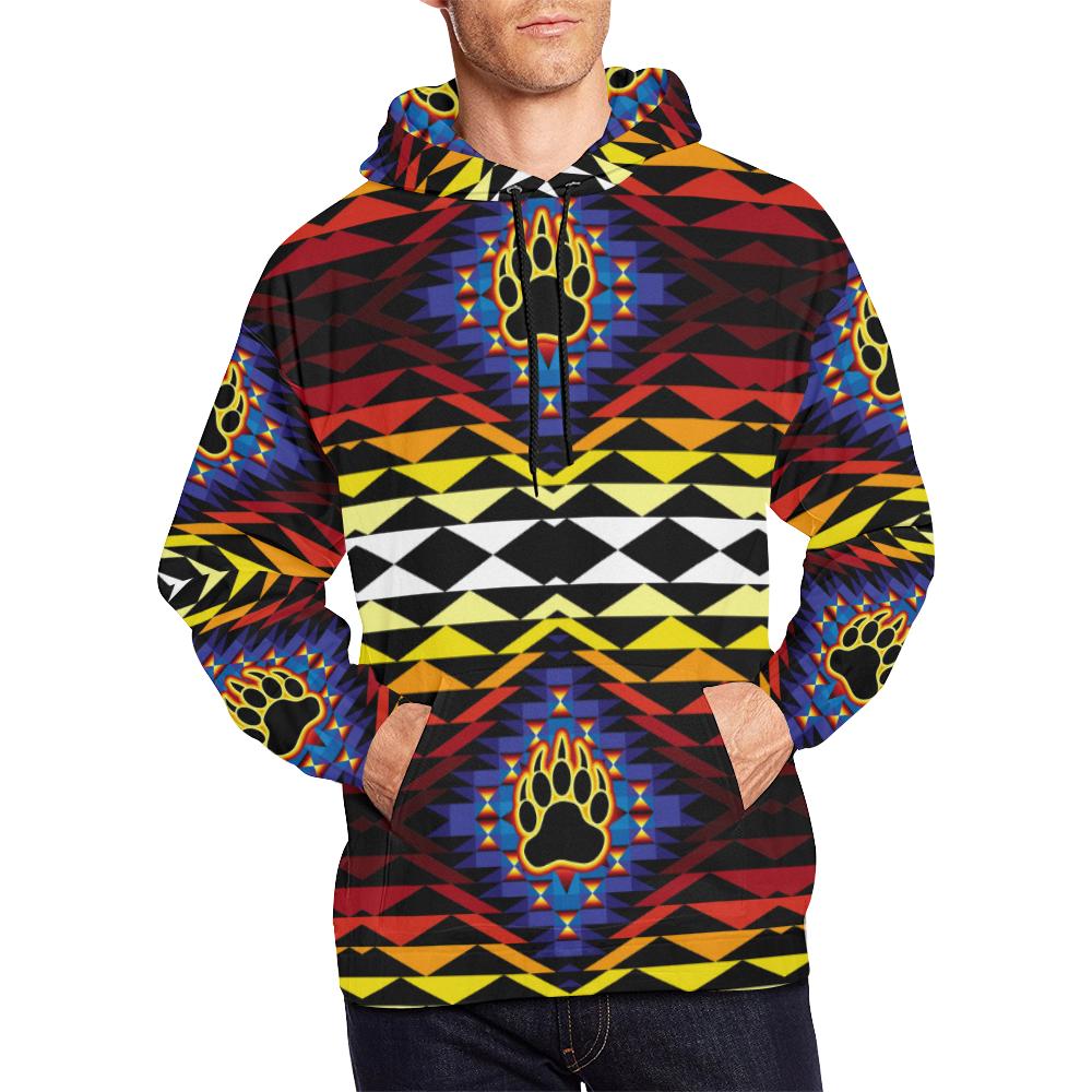 Sunset Bearpaw Blanket All Over Print Hoodie for Men (USA Size) (Model H13) All Over Print Hoodie for Men (H13) e-joyer 