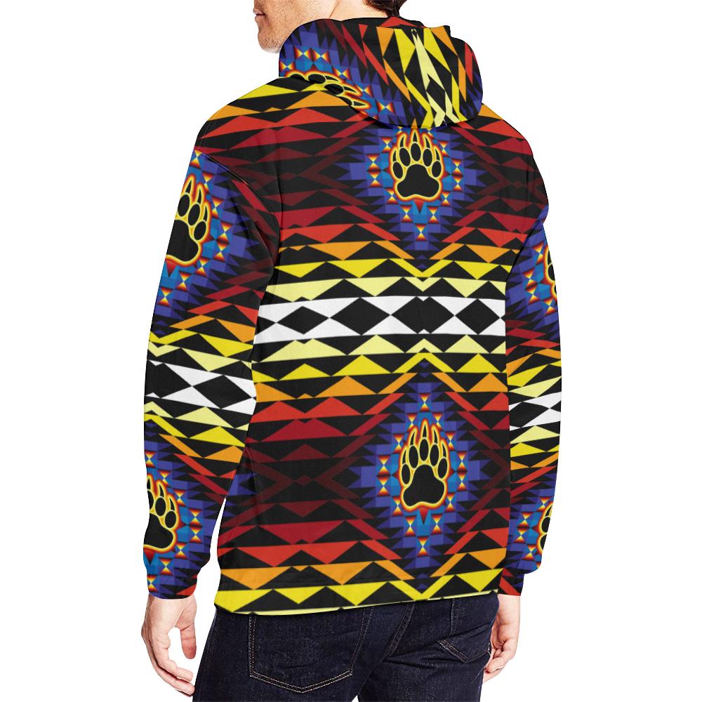 Sunset Bearpaw Blanket All Over Print Hoodie for Men (USA Size) (Model H13) All Over Print Hoodie for Men (H13) e-joyer 