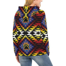 Load image into Gallery viewer, Sunset Bearpaw Blanket All Over Print Hoodie for Women (USA Size) (Model H13) All Over Print Hoodie for Women (H13) e-joyer 
