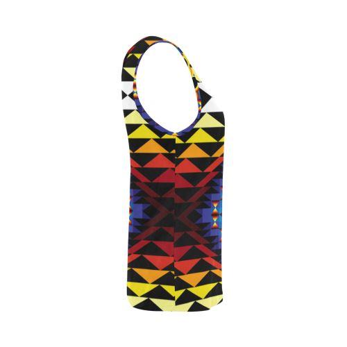 Sunset Bearpaw Blanket All Over Print Tank Top for Women (Model T43) All Over Print Tank Top for Women (T43) e-joyer 