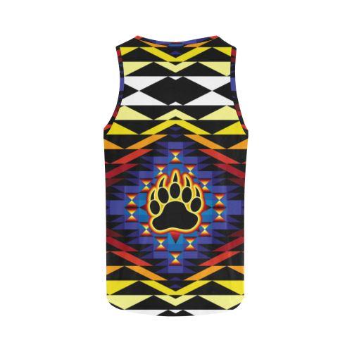 Sunset Bearpaw Blanket All Over Print Tank Top for Women (Model T43) All Over Print Tank Top for Women (T43) e-joyer 