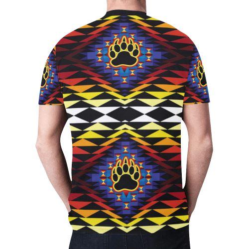 Sunset Bearpaw Blanket New All Over Print T-shirt for Men (Model T45) New All Over Print T-shirt for Men (T45) e-joyer 