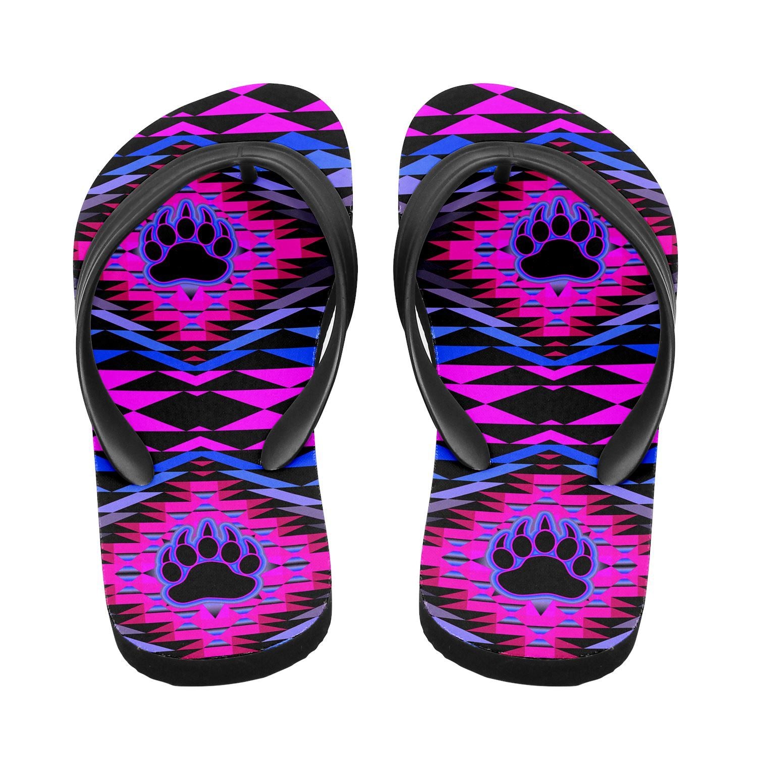 Sunset Bearpaw Blanket Pink Flip Flops 49 Dzine 