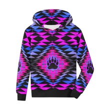 Load image into Gallery viewer, Sunset Bearpaw Blanket Pink Kids&#39; All Over Print Hoodie (Model H38) Kids&#39; AOP Hoodie (H38) e-joyer 
