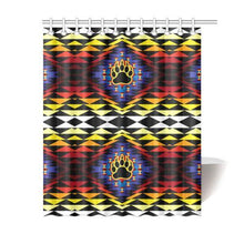 Load image into Gallery viewer, Sunset Bearpaw Blanket Shower Curtain 60&quot;x72&quot; Shower Curtain 60&quot;x72&quot; e-joyer 
