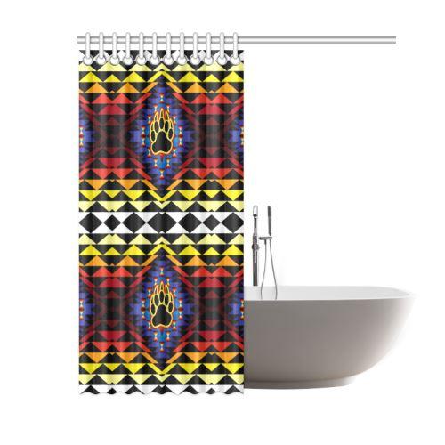 Sunset Bearpaw Blanket Shower Curtain 60"x72" Shower Curtain 60"x72" e-joyer 