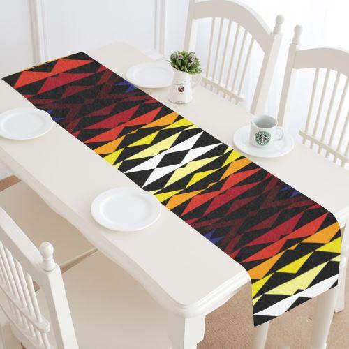 Sunset Bearpaw Blanket Table Runner 16x72 inch Table Runner 16x72 inch e-joyer 