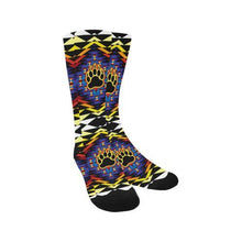 Load image into Gallery viewer, Sunset Bearpaw Blanket Trouser Socks Trouser Socks e-joyer 
