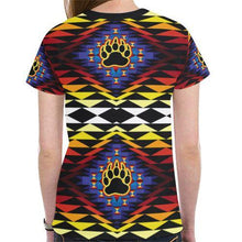 Load image into Gallery viewer, Sunset Bearpaw New All Over Print T-shirt for Women (Model T45) New All Over Print T-shirt for Women (T45) e-joyer 

