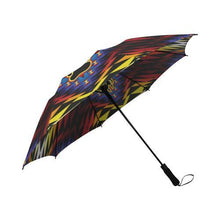 Load image into Gallery viewer, Sunset Bearpaw Semi-Automatic Foldable Umbrella Semi-Automatic Foldable Umbrella e-joyer 
