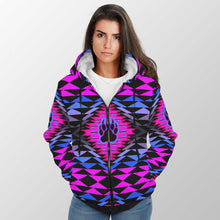 Load image into Gallery viewer, Sunset Bearpaw Sherpa Hoodie 49 Dzine 
