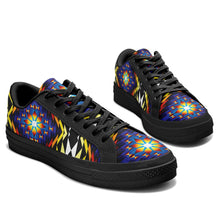 Load image into Gallery viewer, Sunset Blanket Aapisi Low Top Canvas Shoes Black Sole 49 Dzine 
