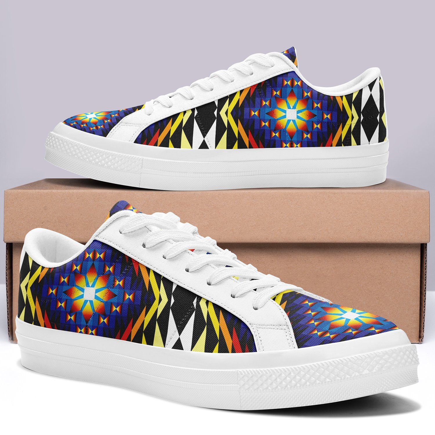 Sunset Blanket Aapisi Low Top Canvas Shoes White Sole 49 Dzine 