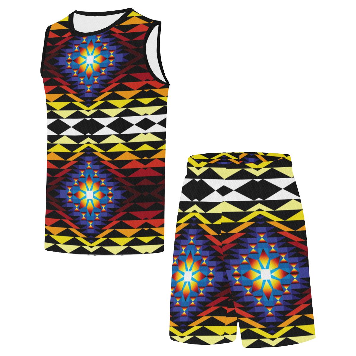 Sunset Blanket All Over Print Basketball Uniform Basketball Uniform e-joyer 