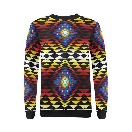 Sunset Blanket All Over Print Crewneck Sweatshirt for Women (Model H18) Crewneck Sweatshirt for Women (H18) e-joyer 