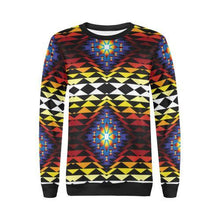 Load image into Gallery viewer, Sunset Blanket All Over Print Crewneck Sweatshirt for Women (Model H18) Crewneck Sweatshirt for Women (H18) e-joyer 
