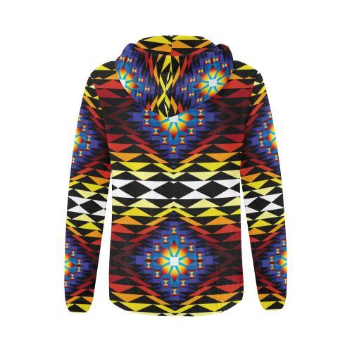 Sunset Blanket All Over Print Full Zip Hoodie for Women (Model H14) All Over Print Full Zip Hoodie for Women (H14) e-joyer 