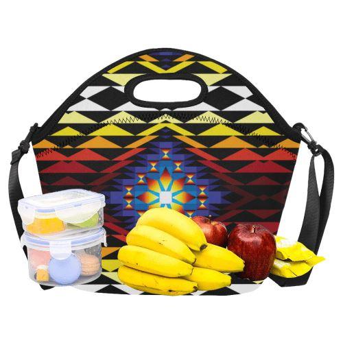 Sunset Blanket Neoprene Lunch Bag/Large (Model 1669) Neoprene Lunch Bag/Large (1669) e-joyer 