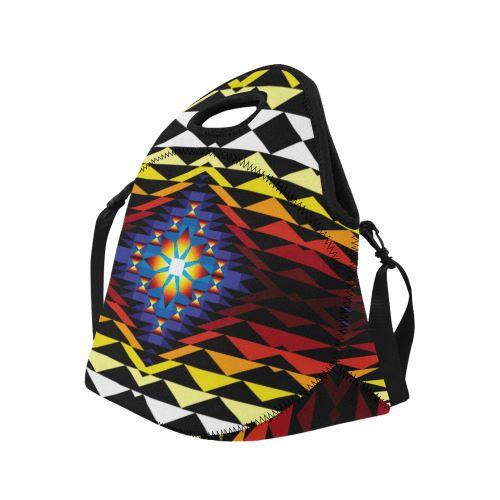 Sunset Blanket Neoprene Lunch Bag/Large (Model 1669) Neoprene Lunch Bag/Large (1669) e-joyer 