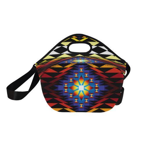 Sunset Blanket Neoprene Lunch Bag/Large (Model 1669) Neoprene Lunch Bag/Large (1669) e-joyer 