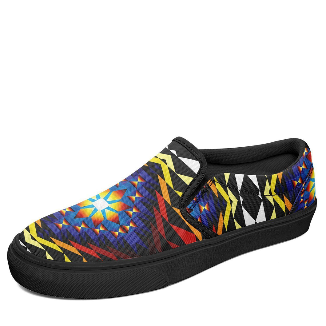 Sunset Blanket Otoyimm Kid's Canvas Slip On Shoes 49 Dzine 