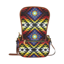 Load image into Gallery viewer, Sunset Blanket Saddle Bag/Small (Model 1649) Full Customization Saddle Bag/Small (Full Customization) e-joyer 
