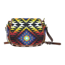 Load image into Gallery viewer, Sunset Blanket Saddle Bag/Small (Model 1649) Full Customization Saddle Bag/Small (Full Customization) e-joyer 
