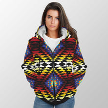 Load image into Gallery viewer, Sunset Blanket Sherpa Hoodie 49 Dzine 
