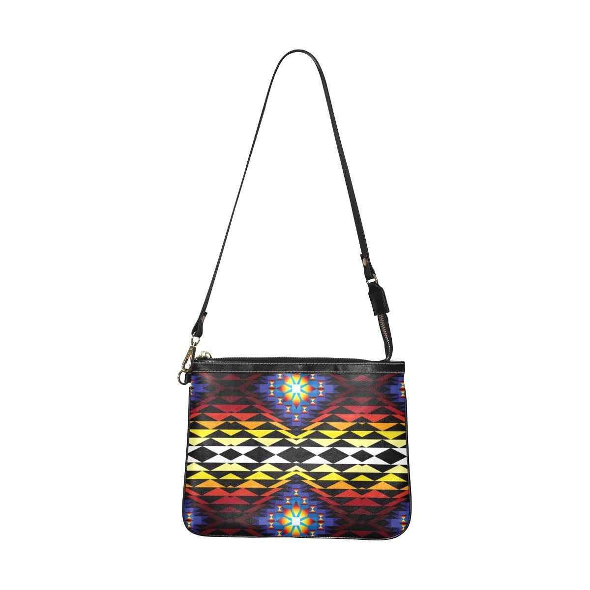 Sunset Blanket Small Shoulder Bag (Model 1710) Small Shoulder Bag (1710) e-joyer 