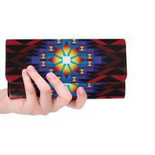 Load image into Gallery viewer, Sunset Blanket Women&#39;s Trifold Wallet (Model 1675) Women&#39;s Trifold Wallet e-joyer 
