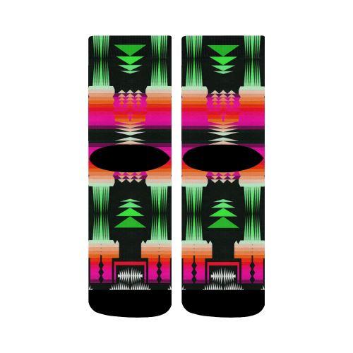 Sunset Lake Sage Crew Socks Crew Socks e-joyer 