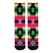 Load image into Gallery viewer, Sunset Lake Sage Trouser Socks Trouser Socks e-joyer 
