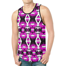 Load image into Gallery viewer, Sunset Winter Camp New All Over Print Tank Top for Men (Model T46) New All Over Print Tank Top for Men (T46) e-joyer 
