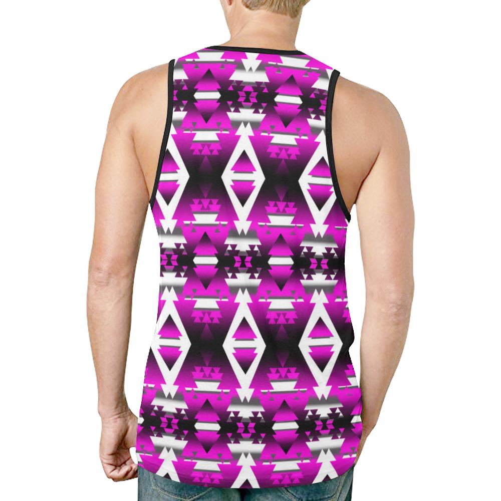 Sunset Winter Camp New All Over Print Tank Top for Men (Model T46) New All Over Print Tank Top for Men (T46) e-joyer 