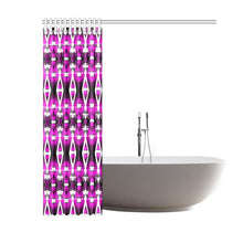 Load image into Gallery viewer, Sunset Winter Camp Shower Curtain 60&quot;x72&quot; Shower Curtain 60&quot;x72&quot; e-joyer 
