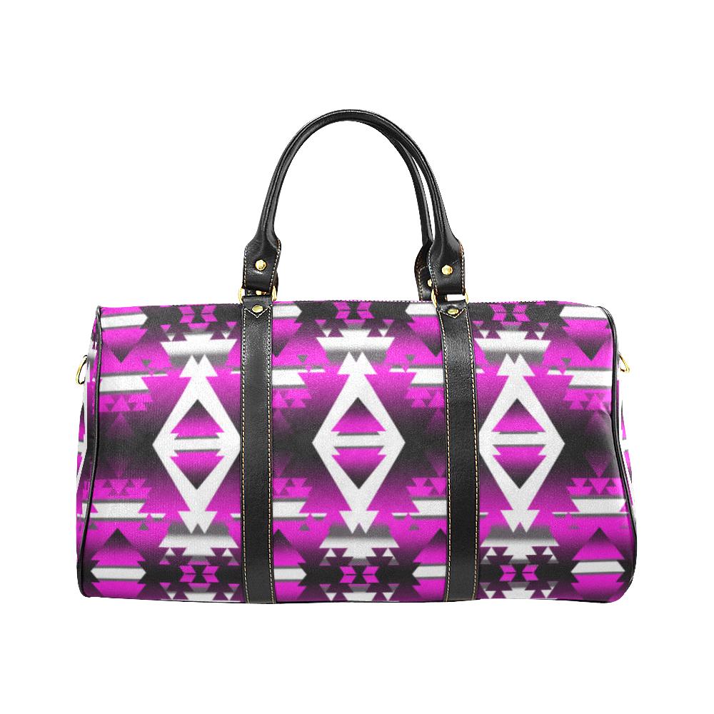 Sunset Winter Camp Small Travel Bag by 49 Dzine
