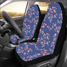 Load image into Gallery viewer, Swift Floral Peach Blue Car Seat Covers (Set of 2) Car Seat Covers e-joyer 
