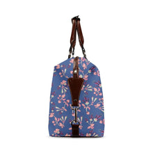 Load image into Gallery viewer, Swift Floral Peach Blue Classic Travel Bag (Model 1643) Remake Classic Travel Bags (1643) e-joyer 
