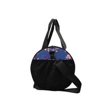 Load image into Gallery viewer, Swift Floral Peach Blue Duffle Bag (Model 1679) Duffle Bag (1679) e-joyer 
