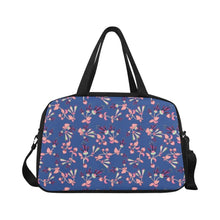 Load image into Gallery viewer, Swift Floral Peach Blue Fitness Handbag (Model 1671) Fitness Handbag (1671) e-joyer 
