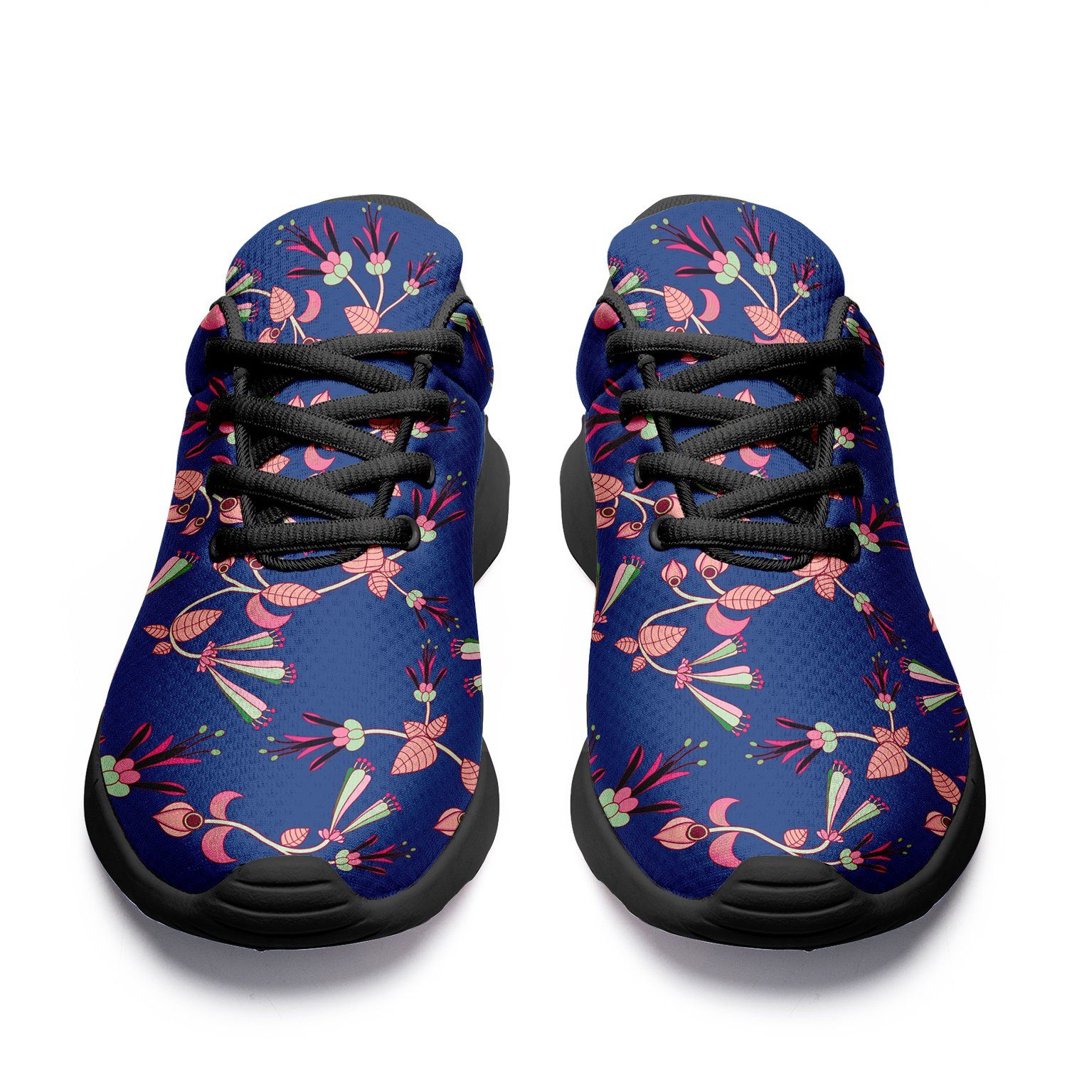 Swift Floral Peach Blue Ikkaayi Sport Sneakers ikkaayi Herman 