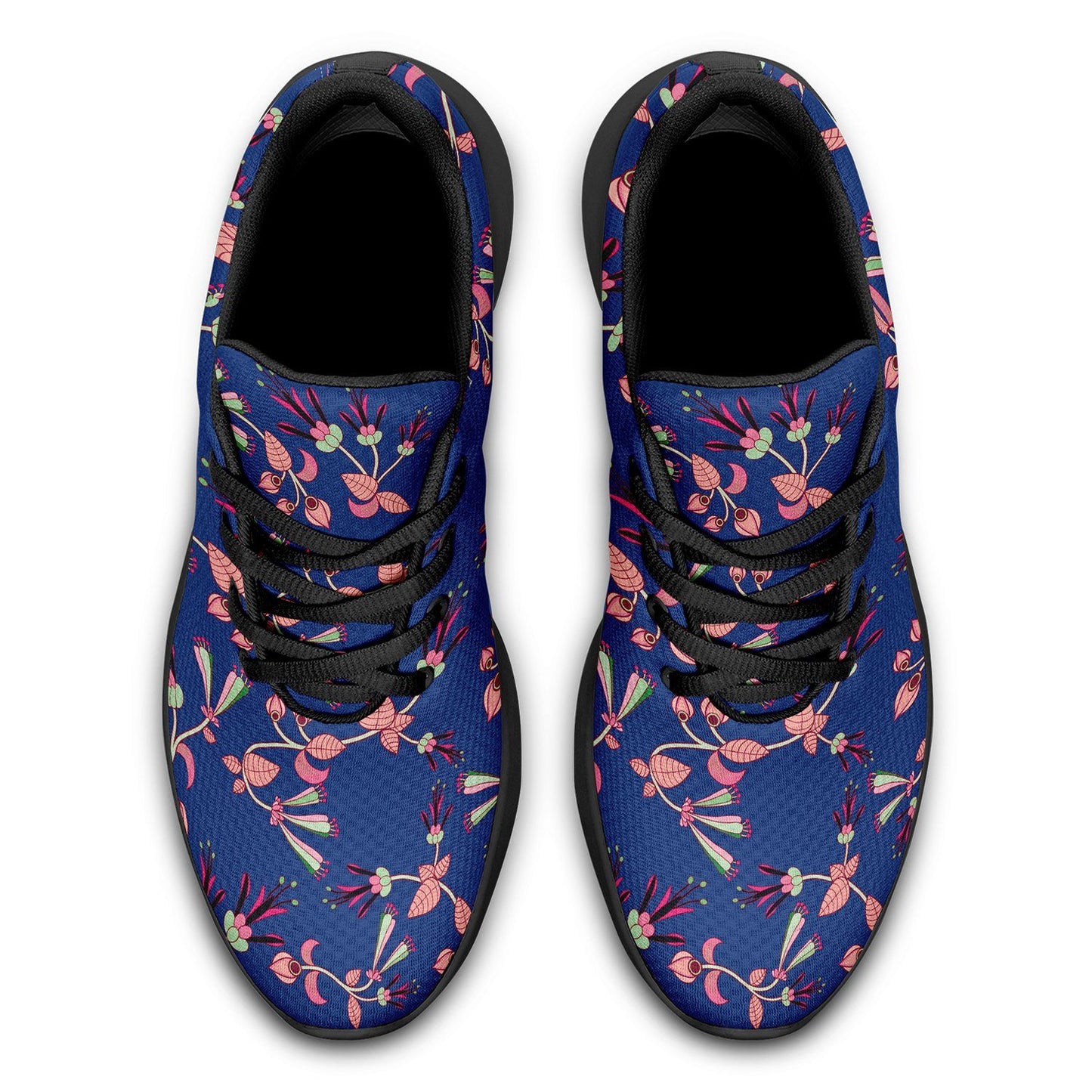 Swift Floral Peach Blue Ikkaayi Sport Sneakers ikkaayi Herman 