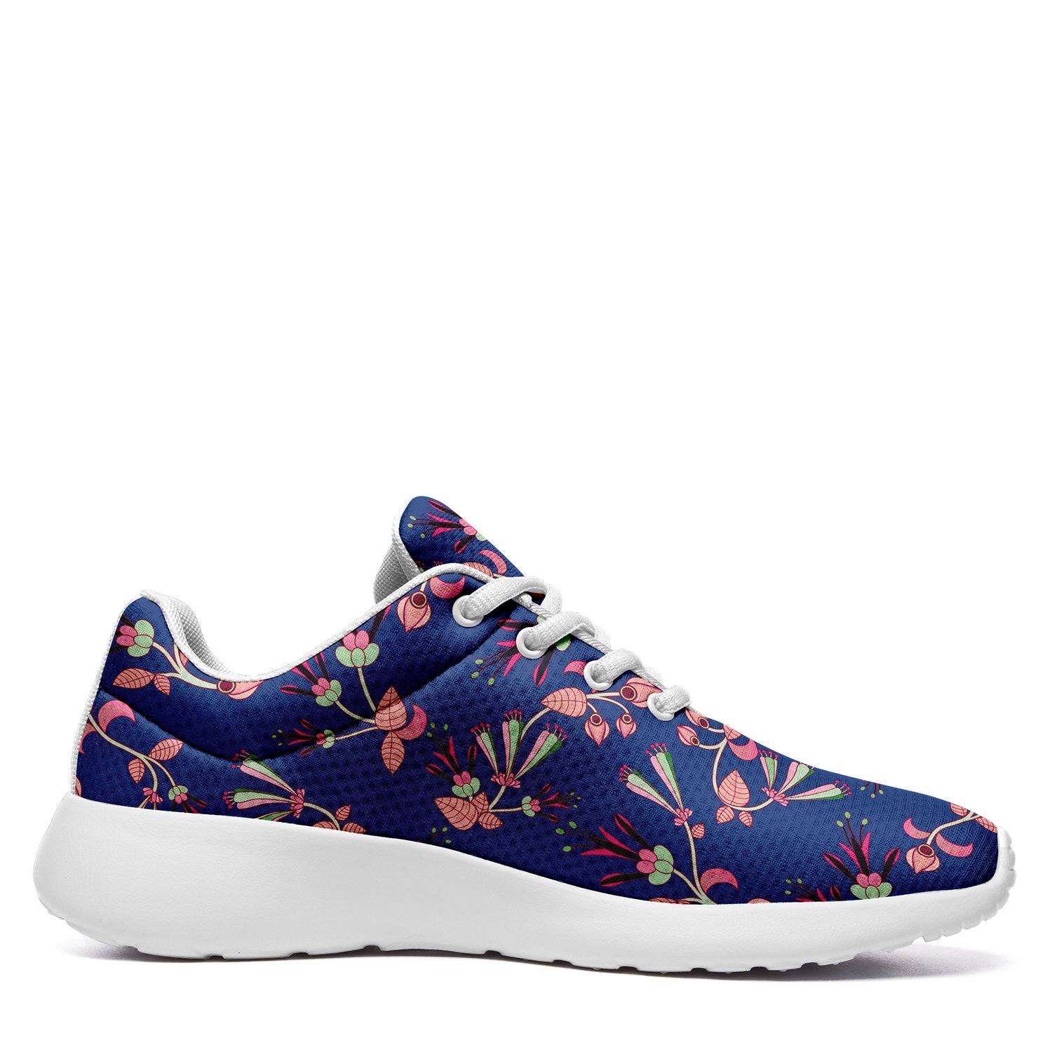 Swift Floral Peach Blue Ikkaayi Sport Sneakers ikkaayi Herman 