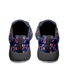 Load image into Gallery viewer, Swift Floral Peach Blue Ikkaayi Sport Sneakers ikkaayi Herman 
