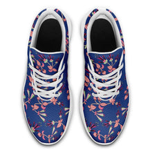 Load image into Gallery viewer, Swift Floral Peach Blue Ikkaayi Sport Sneakers ikkaayi Herman 
