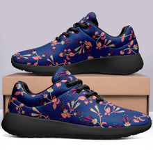 Load image into Gallery viewer, Swift Floral Peach Blue Ikkaayi Sport Sneakers ikkaayi Herman 
