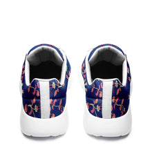 Load image into Gallery viewer, Swift Floral Peach Blue Ikkaayi Sport Sneakers ikkaayi Herman 
